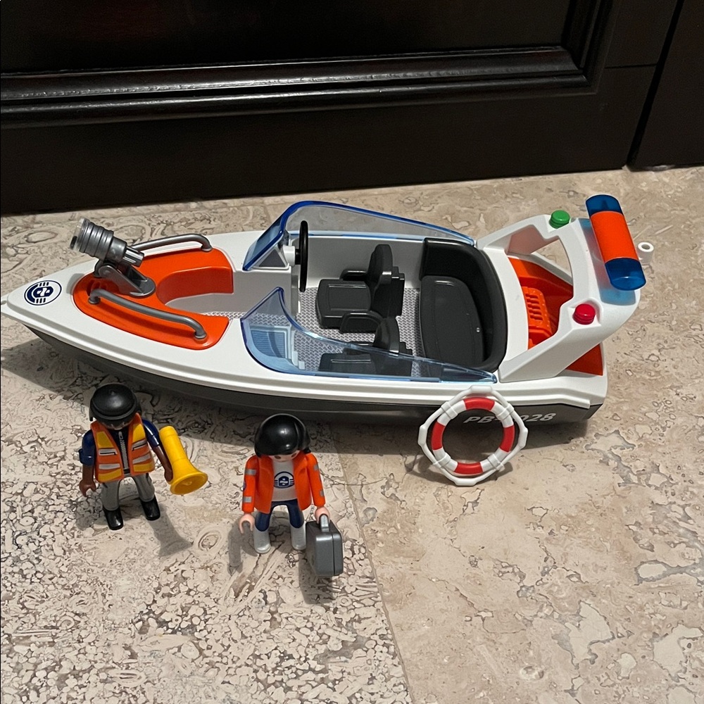Playmobil Coastal Rescue Boat with Figures (5625)